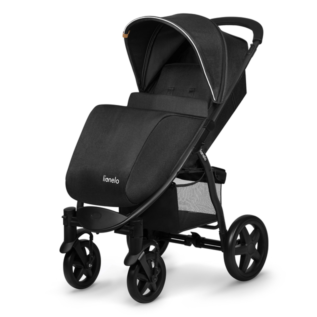 Lionelo Kočík športový Annet Plus Black Carbon