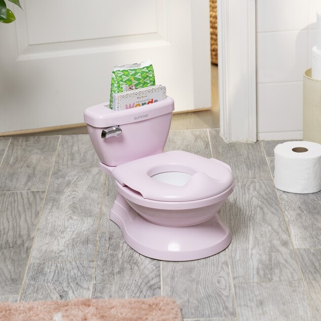 INGENUITY Kinder-Toilette mit Geräusch My Size™ Rosa