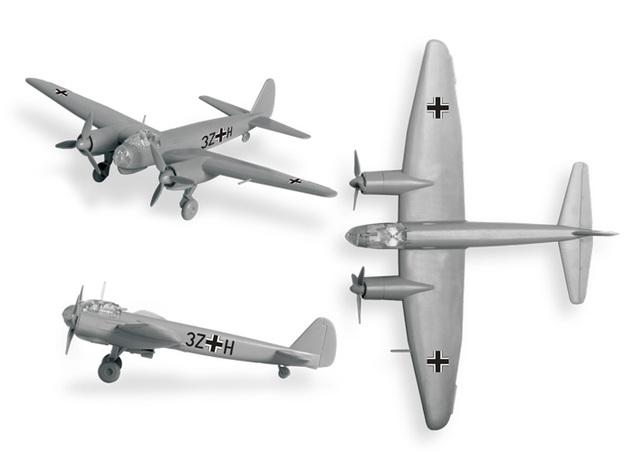 Wargames (WWII) самолет 6186 - Junkers Ju-88A4 (1:200)