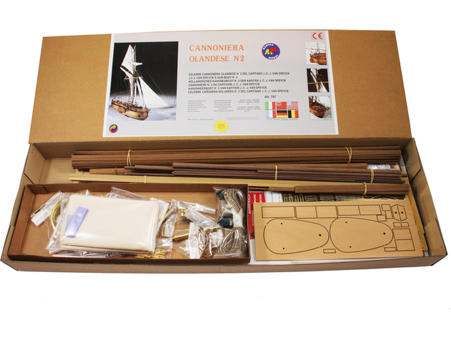 Mantua Model Holandský vojnový čln No2 1:43 kit