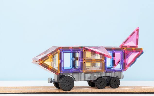 CONNETIX® Pastel Transport Pack magnetická stavebnica 50 ks
