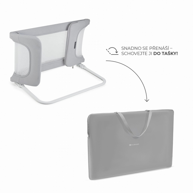 Kinderkraft Zábrana na postel Guard&amp;Dream Light Grey