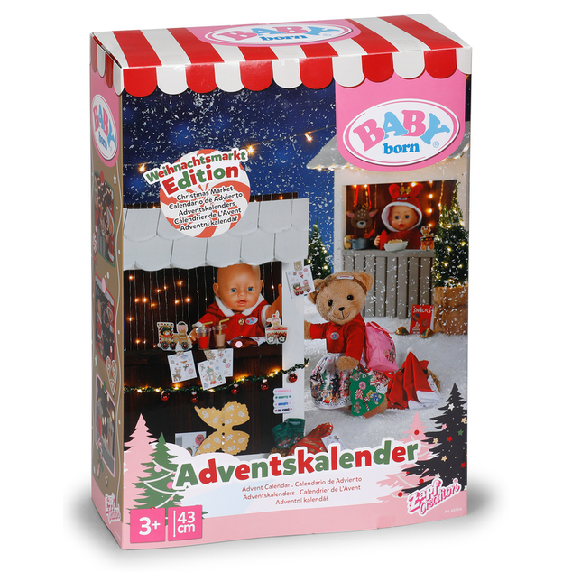 Zapf Baby Born Adventskalender 2025, 43 cm