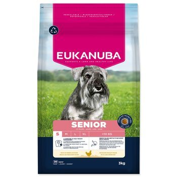 Krmivo EUKANUBA Senior Small rich in fresh chicken 3 kg