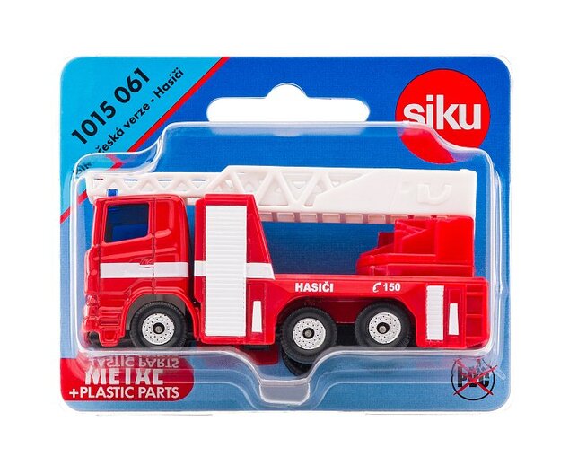 Siku česká verzia - hasičské auto s výsuvným rebríkom