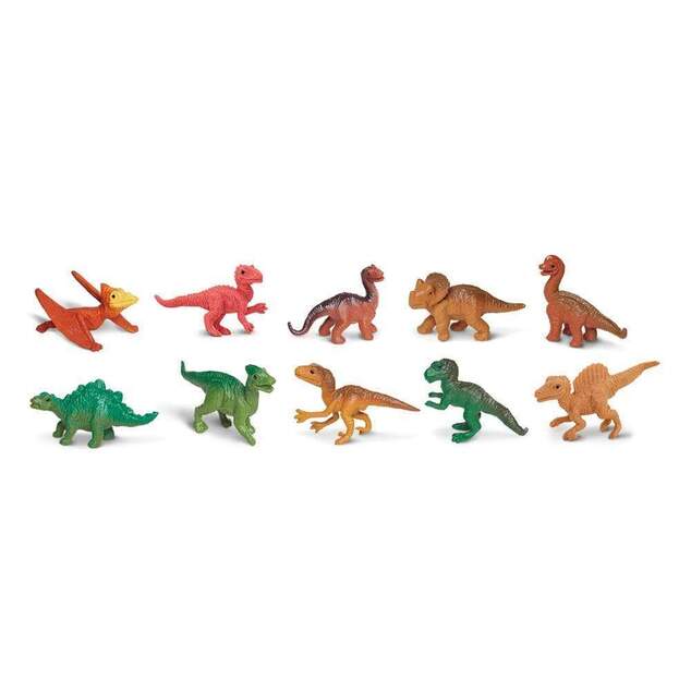 Safari® Toob Mláďatá dinosaurov 10 figúrok