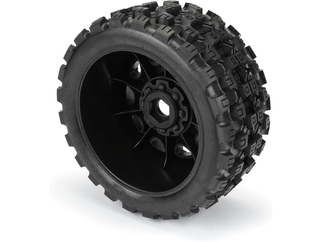 Pro-Line kotač 5.7", guma Badlands MX57, disk Raid H24 crni (2)