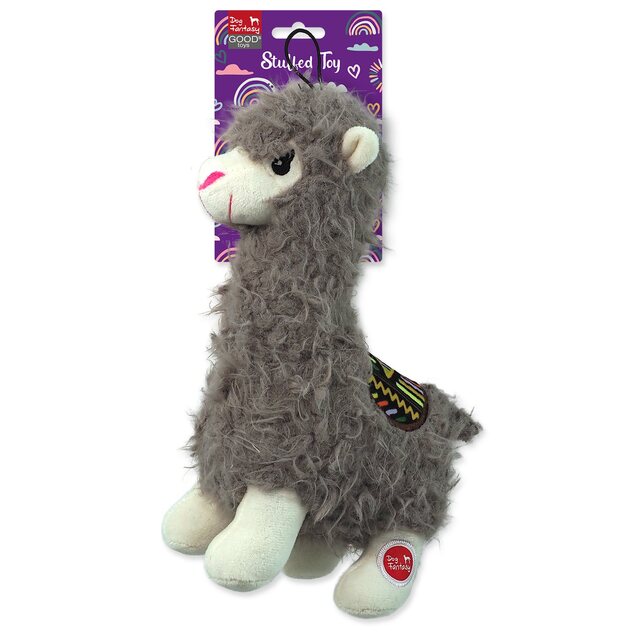 Hračka Dog Fantasy Stuffed Toy lama pískacia mix farieb 26cm