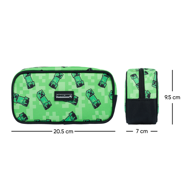 MINECRAFT SET 2 Creeper: Schwamm, Tasche