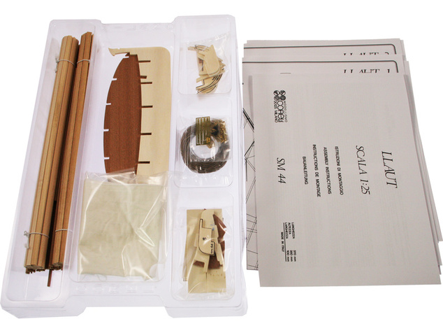COREL Llaut rybárska loď 1:25 kit
