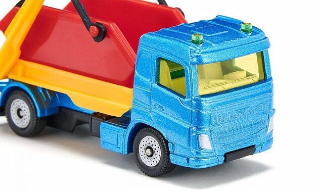 SIKU Blister - nákladné auto s korbou a vlekom