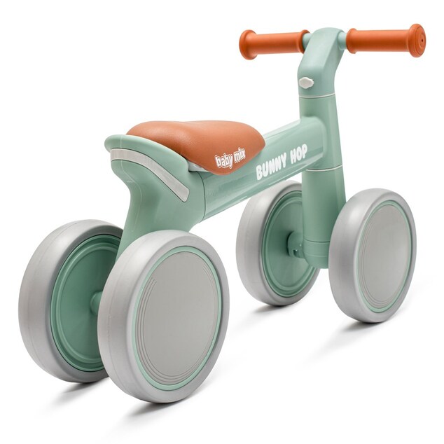 Detské odrážadlo Baby Mix Bunny Hop zelené