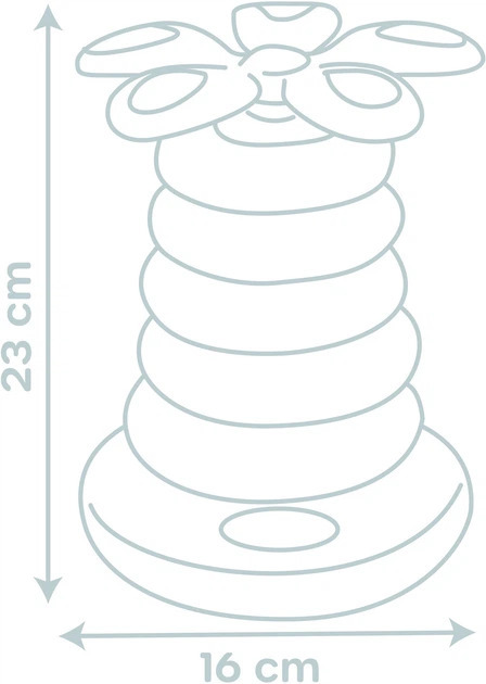 Smoby Little - Pyramída Roly Poly