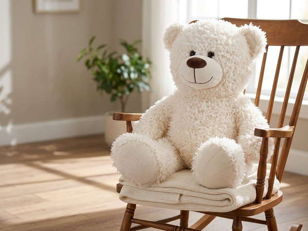 Orso di peluche, (bianco) | Plush Friends 65 cm
