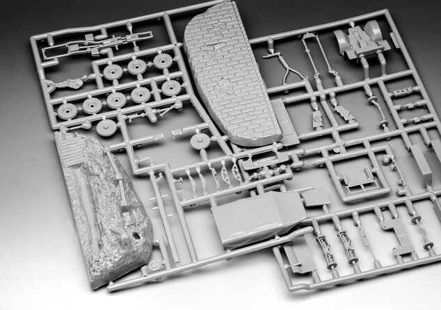 ModelSet military 63344 - Krupp Protze Kfz 69 with 3.7cm Pak (1:76)