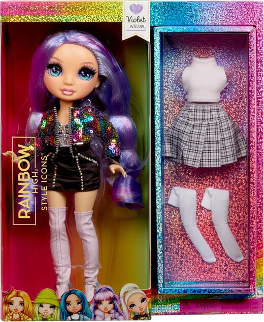 Poupée Rainbow High Style - Violet
