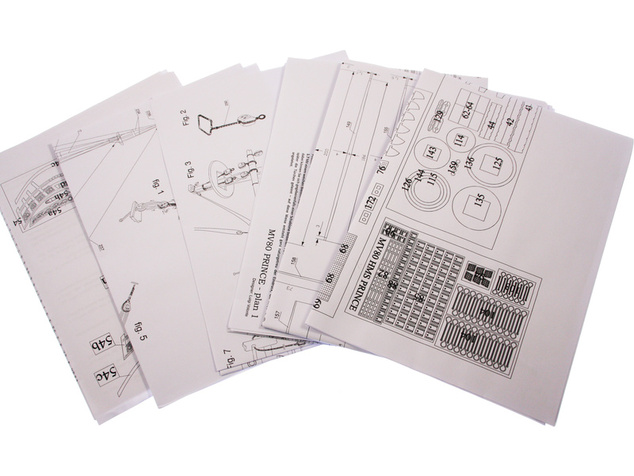 MAMOLI HMS Prince 1670 1:144 kit