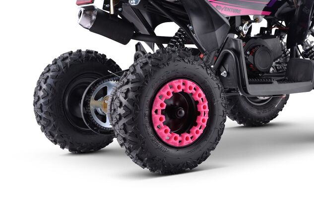 Benzínová štvorkolka pre deti Beneo Motors Adventure ružová - 50cm3