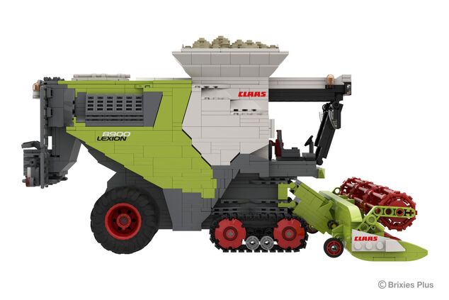 BRIXIES Plus 222.734 CLAAS LEXION 8900 TERRA TRAC - kombajn s prívesom, 1498 k