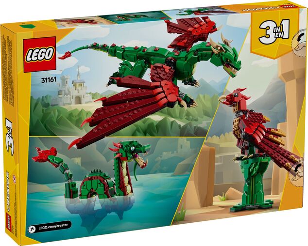 LEGO® Creator 3 v 1 31161 Stredoveký drak