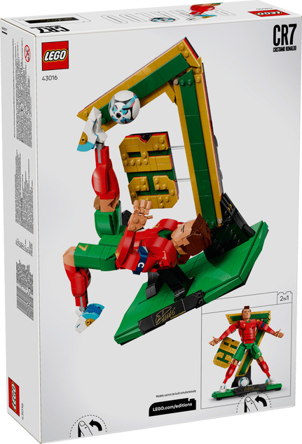 LEGO® Editions 43016 Cristiano Ronaldo – Legenda fotbalului