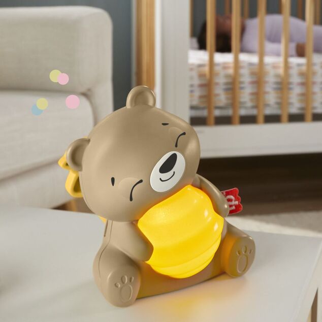 Fisher-Price Upokojujúci hrajúci macko