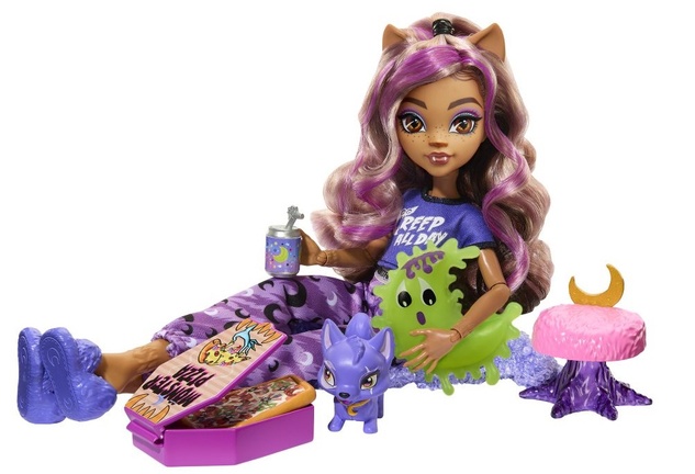 Mattel Monster High Creepover Partypuppe – Clawdeen