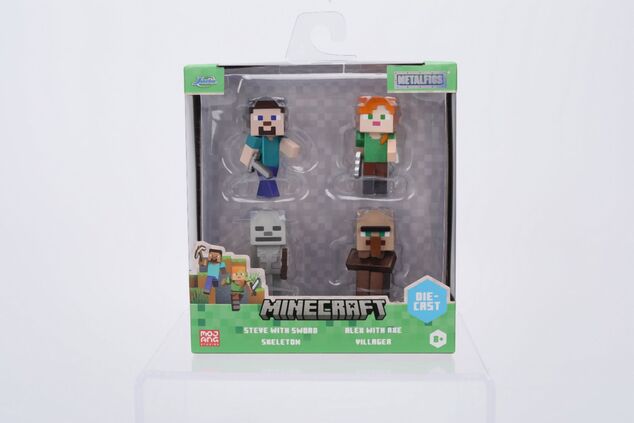 Minecraft Figúrky 2,5", sada 4 ks