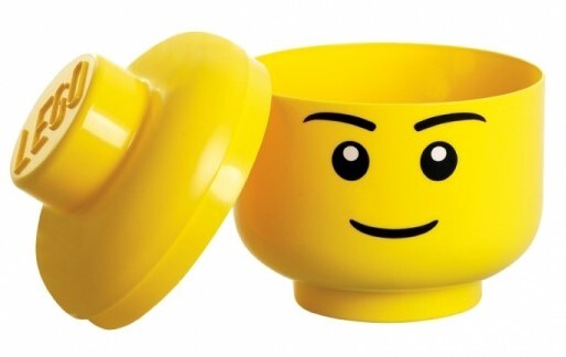 LEGO® úložný box hlava veľkosť S - chlapec