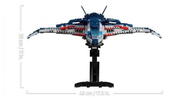 LEGO® Marvel 76325 Avengers 2: Vârsta lui Ultron Avionul Quinjet