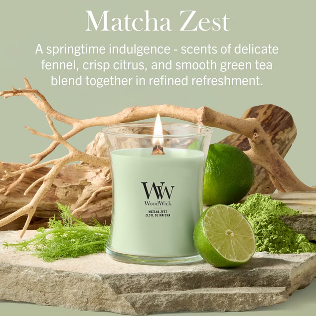 WW Kerze Mittel Matcha Zest