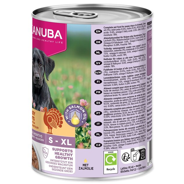 Konzerva EUKANUBA Puppy bohatá na morčacie s mrkvou 400 g