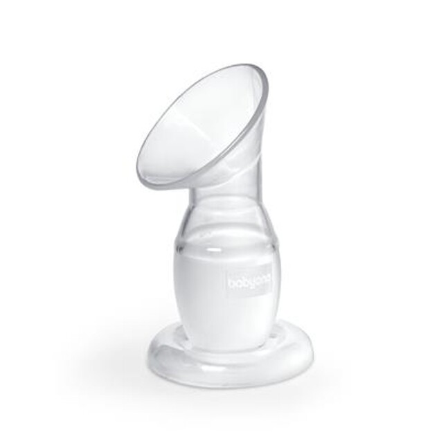 BABYONO Zberač materského mlieka jednodielny silikónový 90ml