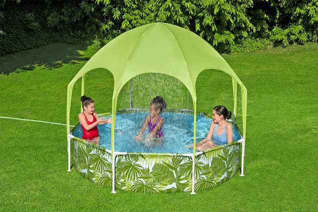 Bestway 56432 Piscină de grădină pentru copii 244 x 51 cm, verde
