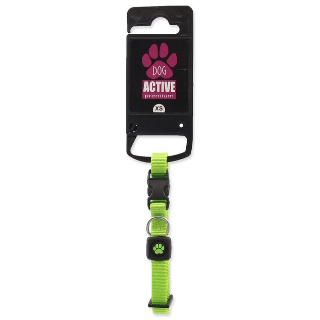 Obojok Active Dog Premium XS limetka 1x21-30cm
