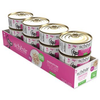 Konzerva SCHESIR kura a šunka v želé 70g