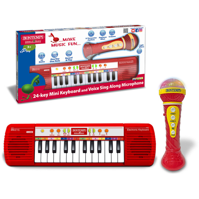 Bontempi Set mini klávesnice a karaoke mikrofónu