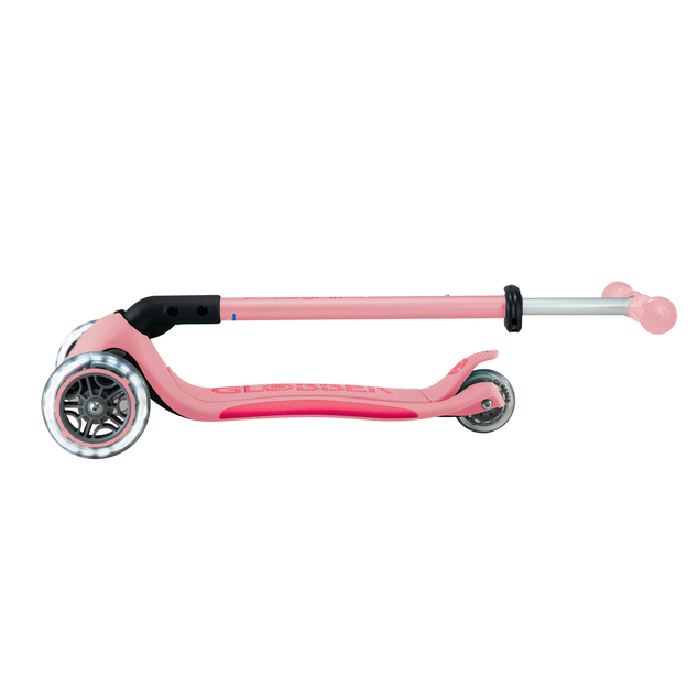 Globber otroški zložljiv skiro Elite Lights Pastel Pink