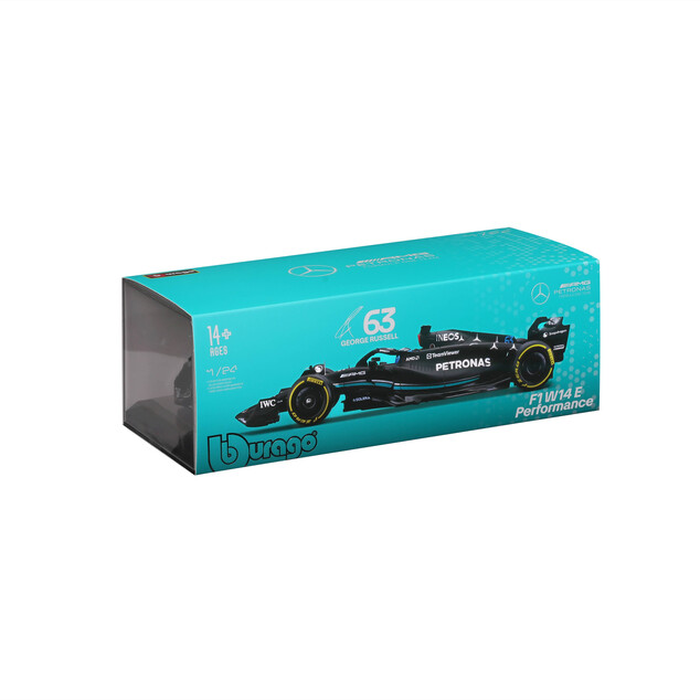 Bburago 1:24 Formula F1 Mercedes-AMG Petronas W14 E Performance(2023) nr.63 George Russell