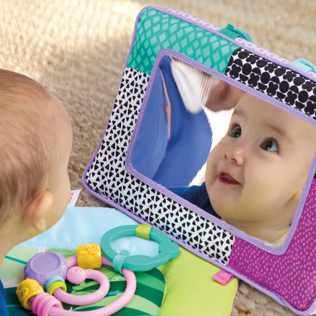 BRIGHT STARTS Tapis de jeu pour le développement moteur et sensoriel Treetop Bloom™, 0m+