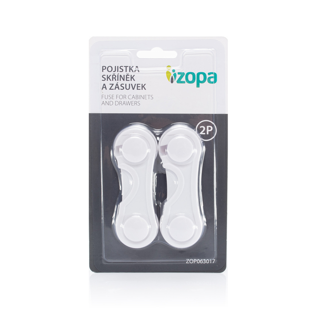 Poistka skriniek a zásuviek 2ks, white
