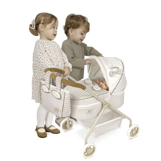 DeCuevas 86078 Moj prvi kolica za lutke s torbom Verona 2024 - 56 cm