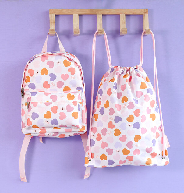 A Little Lovely Company - kleiner Kinderrucksack - Herz