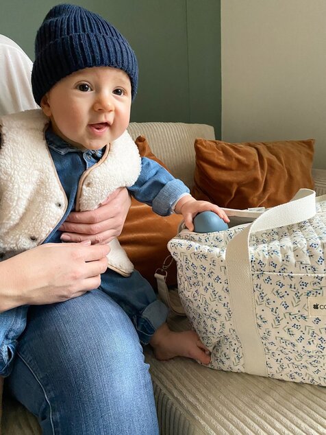 Borsa da weekend per mamme, Blueberry