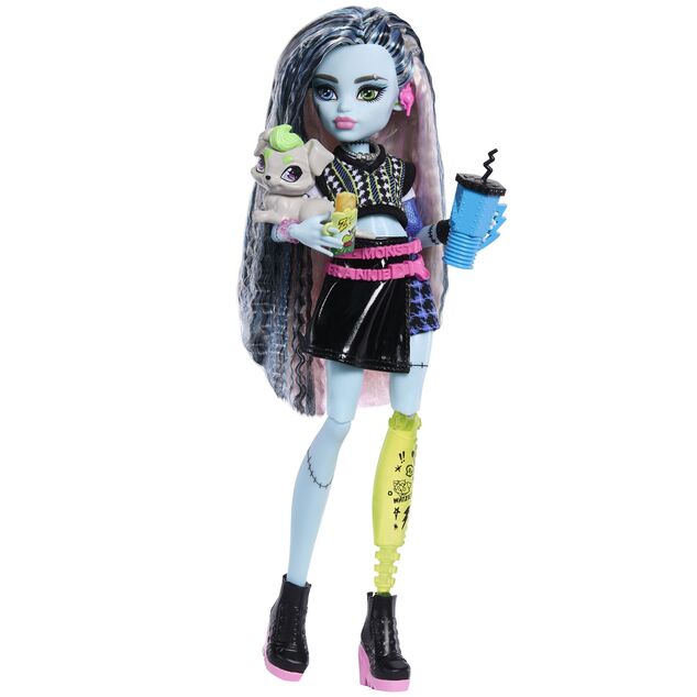 Mattel Monster High muñeca monstruo, FRANKIE, JHK31