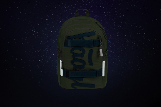BAAGL SET 3 Skate Olive: zaino, astuccio, borsa sportiva GRS