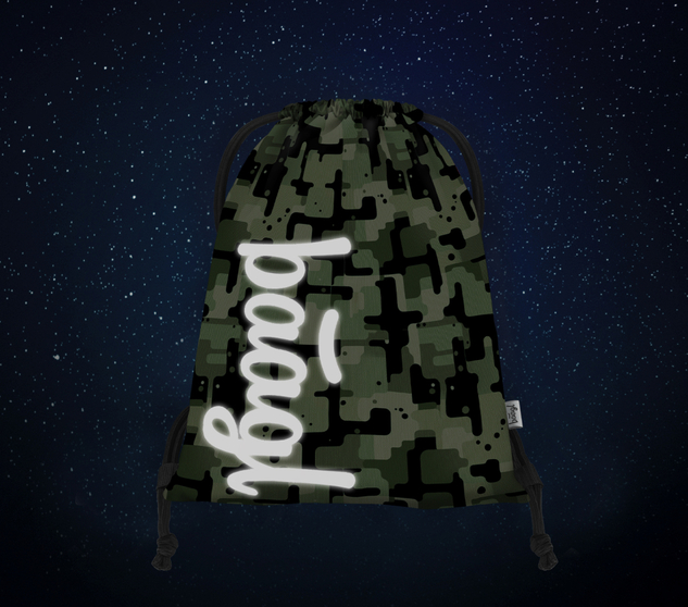 BAAGL SADA 3 Coolmate Green: Rucksack, Waschbeutel, Tasche
