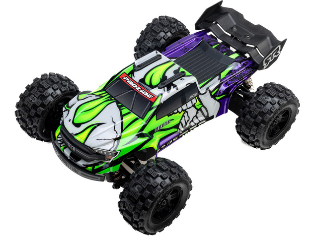 Pro-Line ruota 1:16, pneumatico Badlands, cerchio nero H12mm (2): Arrma Mini Kraton