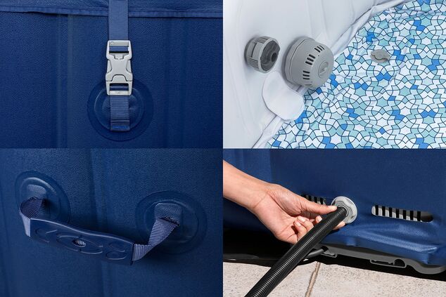 Bestway 6001H Vírivka LAY-Z-SPA® Hawaii AirJet™ pre 6 ľudí (Energy-saving) 180x180x71 cm