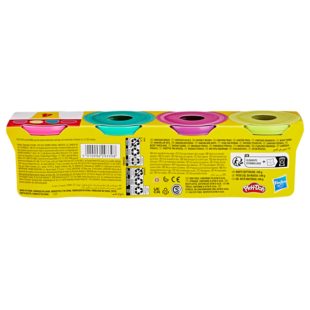 HASBRO - Play-Doh 4er-Pack Becher 4 x 85g
